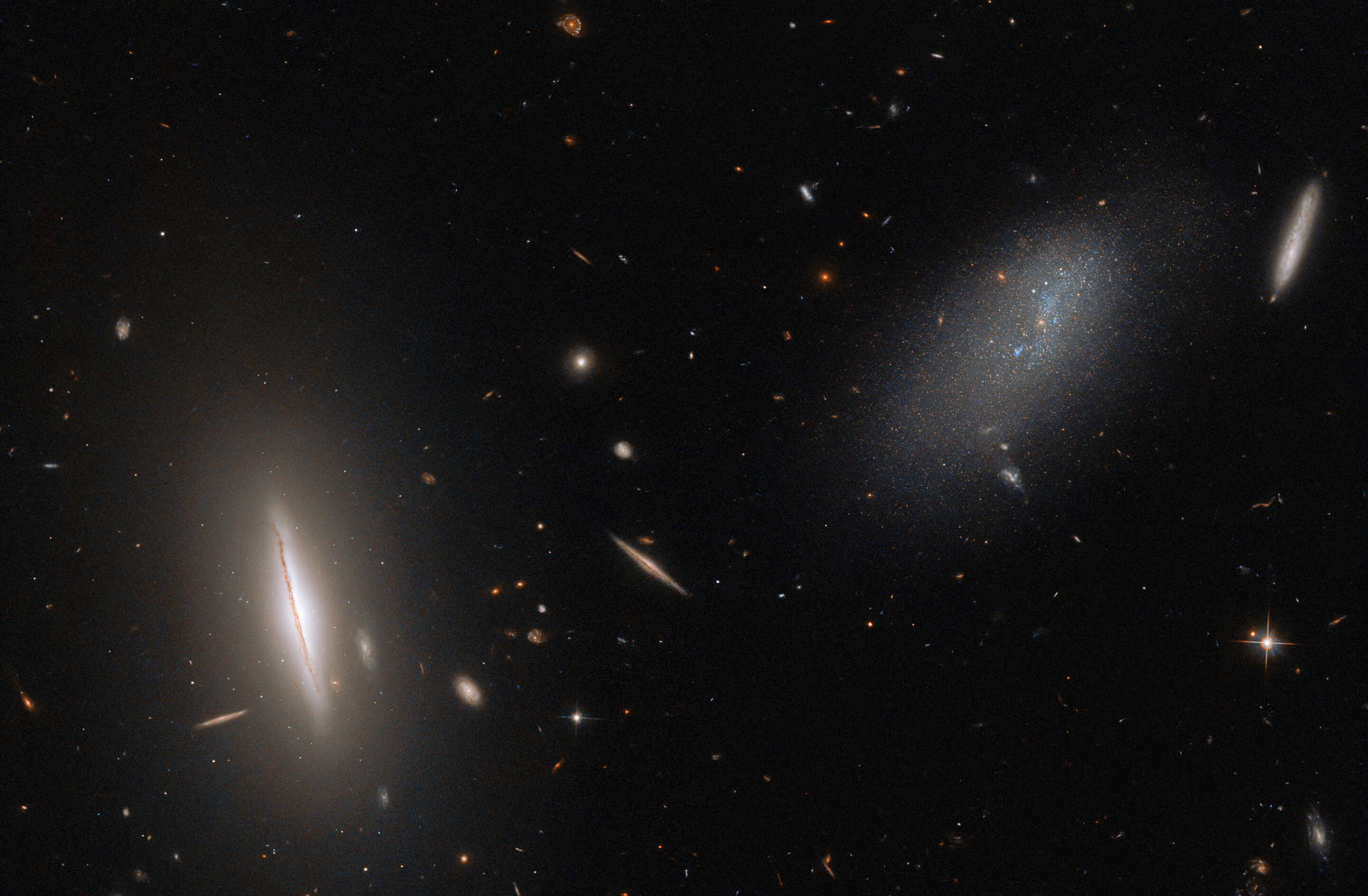 Hubble capture la galaxie LEDA 48062 dans la constellation de Persée