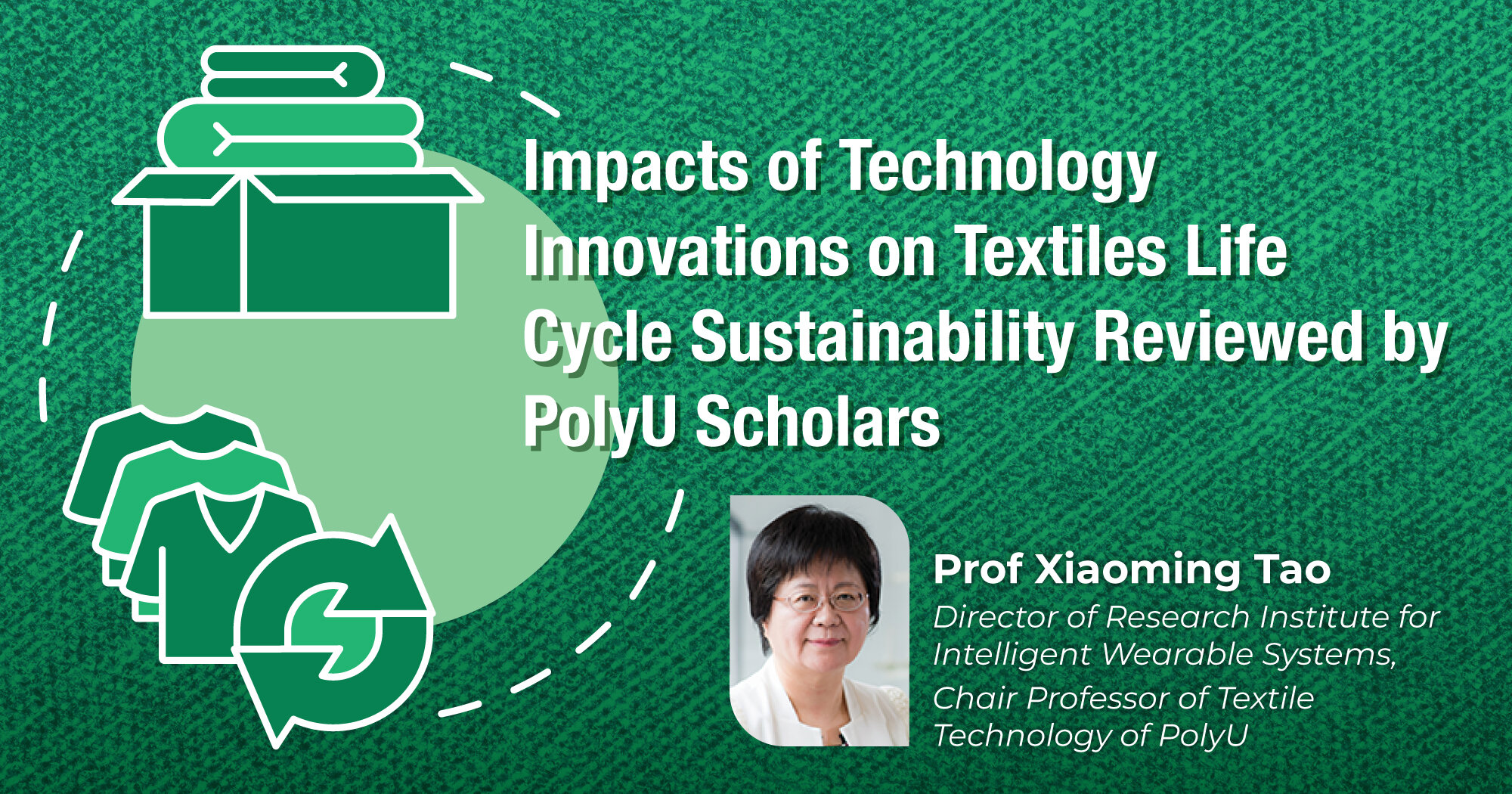Examine opinions expertise improvements for advancing sustainability of textiles