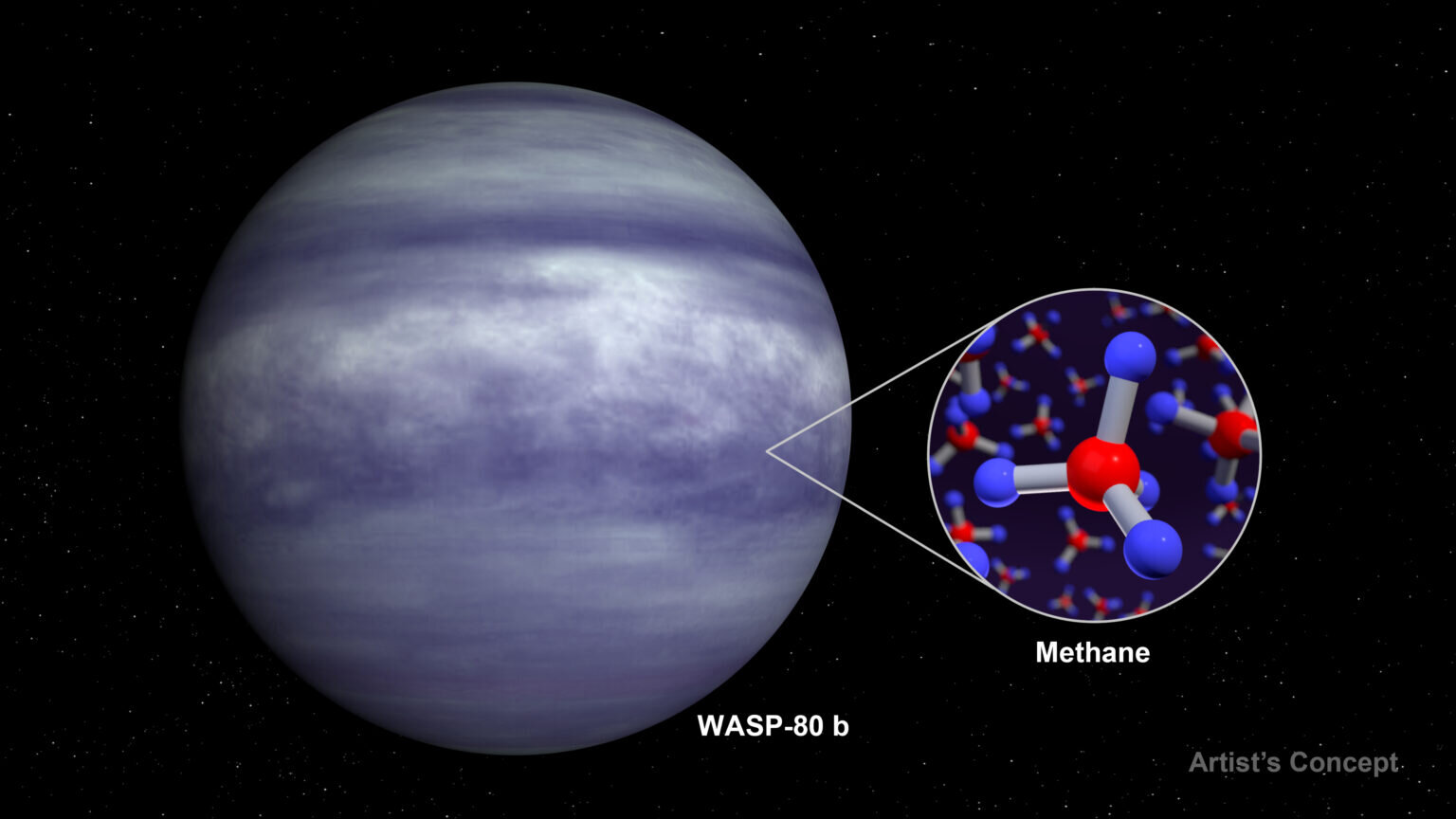 Webb identifies methane in the atmosphere of an exoplanet
