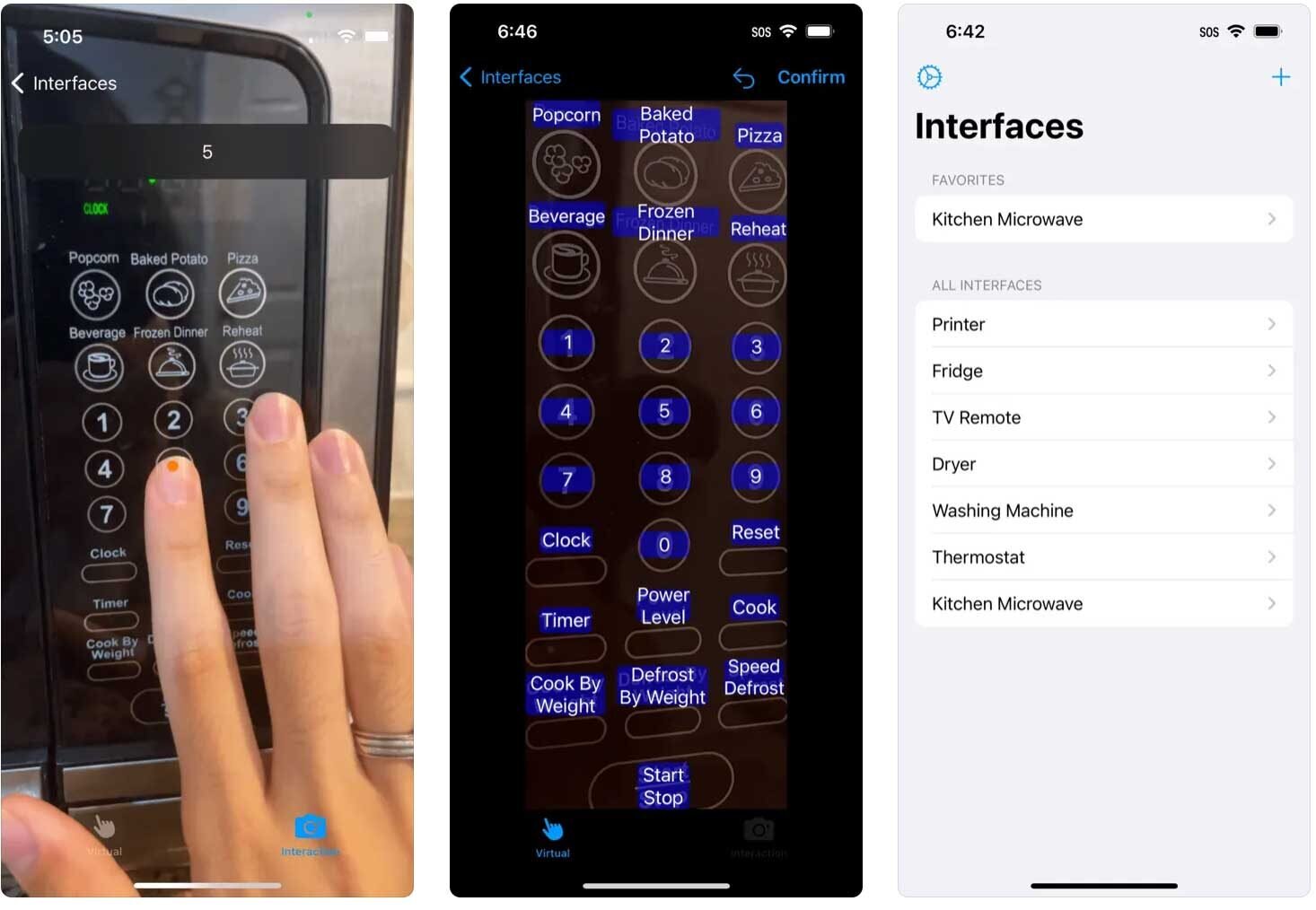 New apps for visually impaired users provide virtual labels for controls and a way to explore images