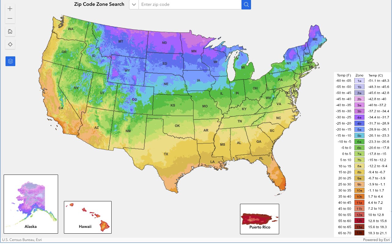 A brand new plant hardiness map has been unveiled, utilized by gardeners throughout the nation