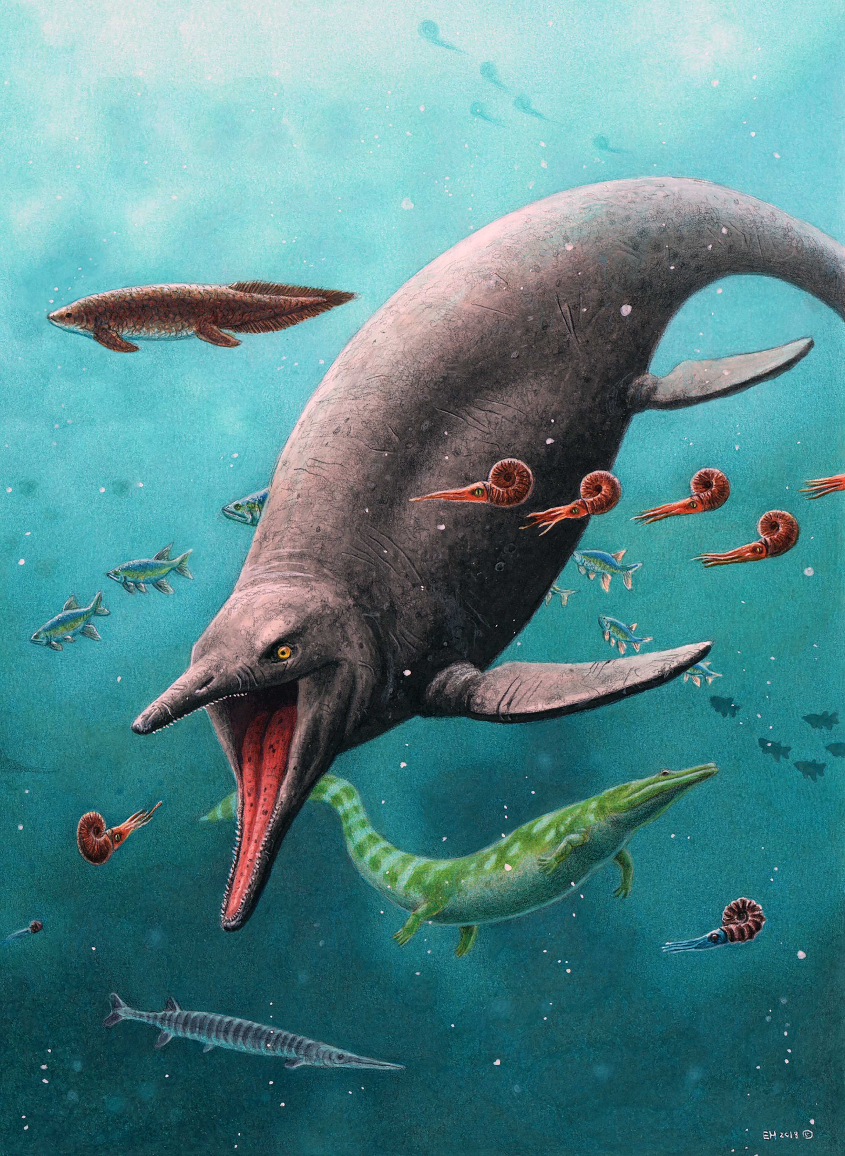 Najstarszy gad morski z epoki dinozaurów został znaleziony na arktycznej wyspie