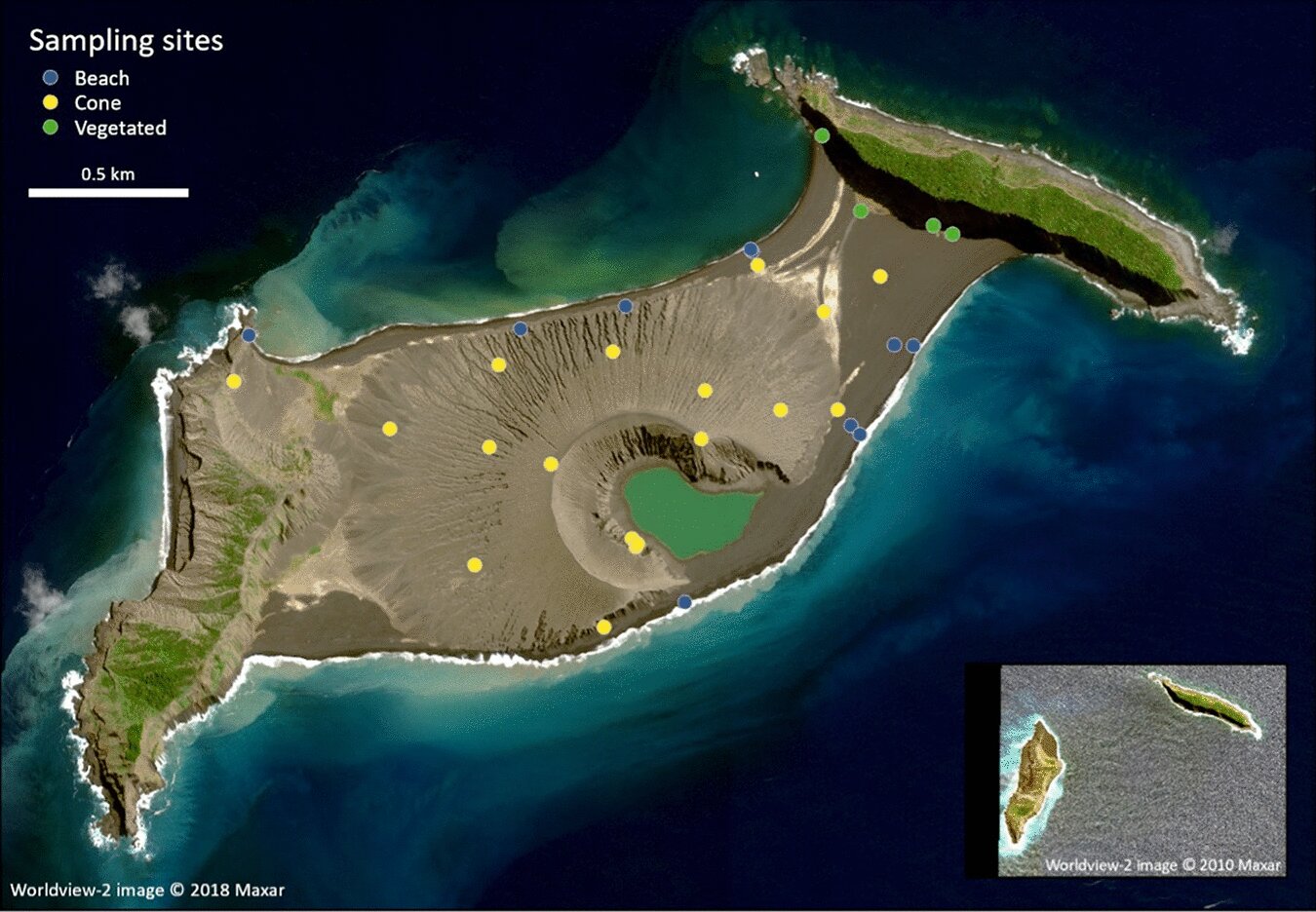 Rare opportunity to study short-lived volcanic island reveals 