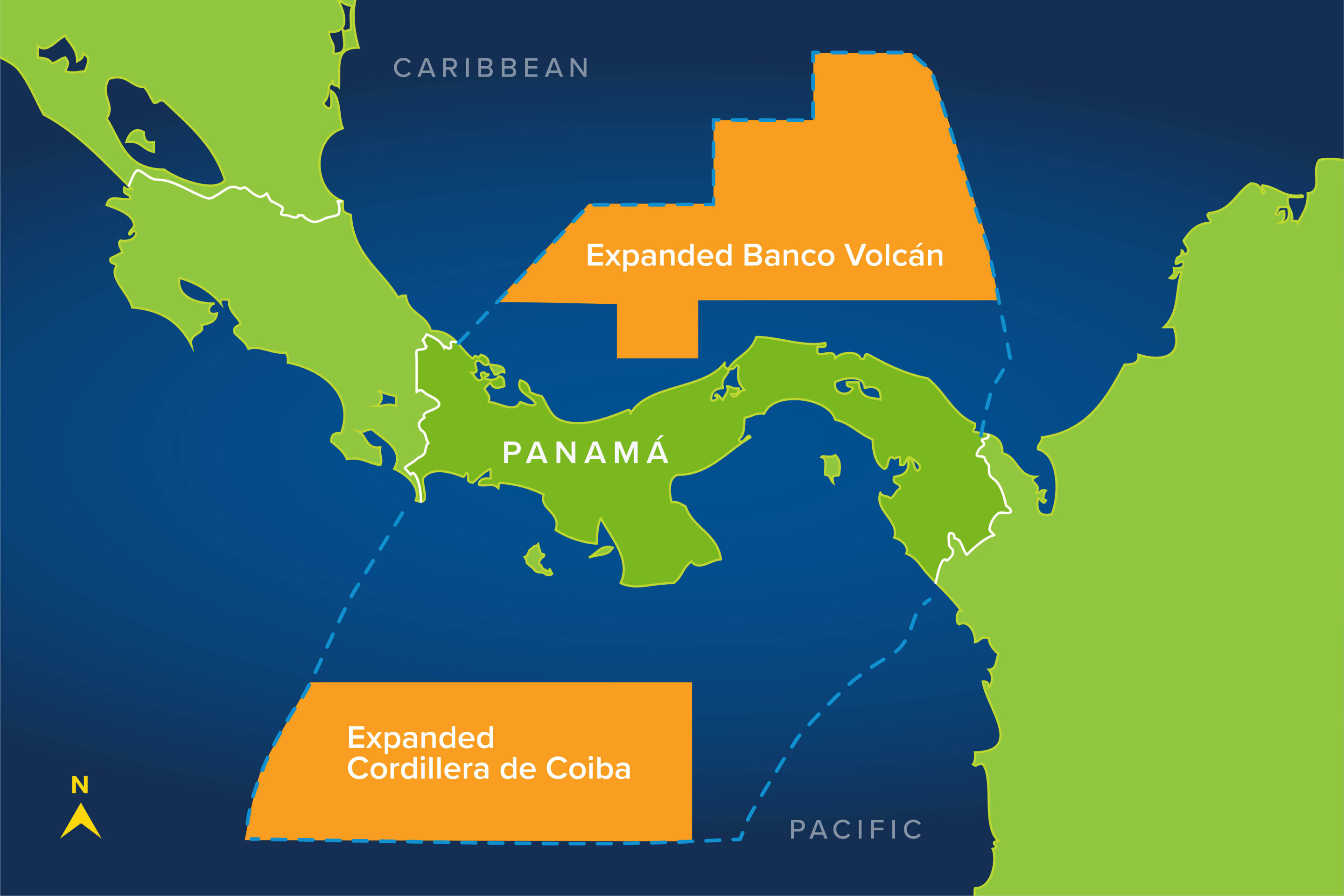 #Panama protects over 54% of its oceans with the expansion of Banco Volcán