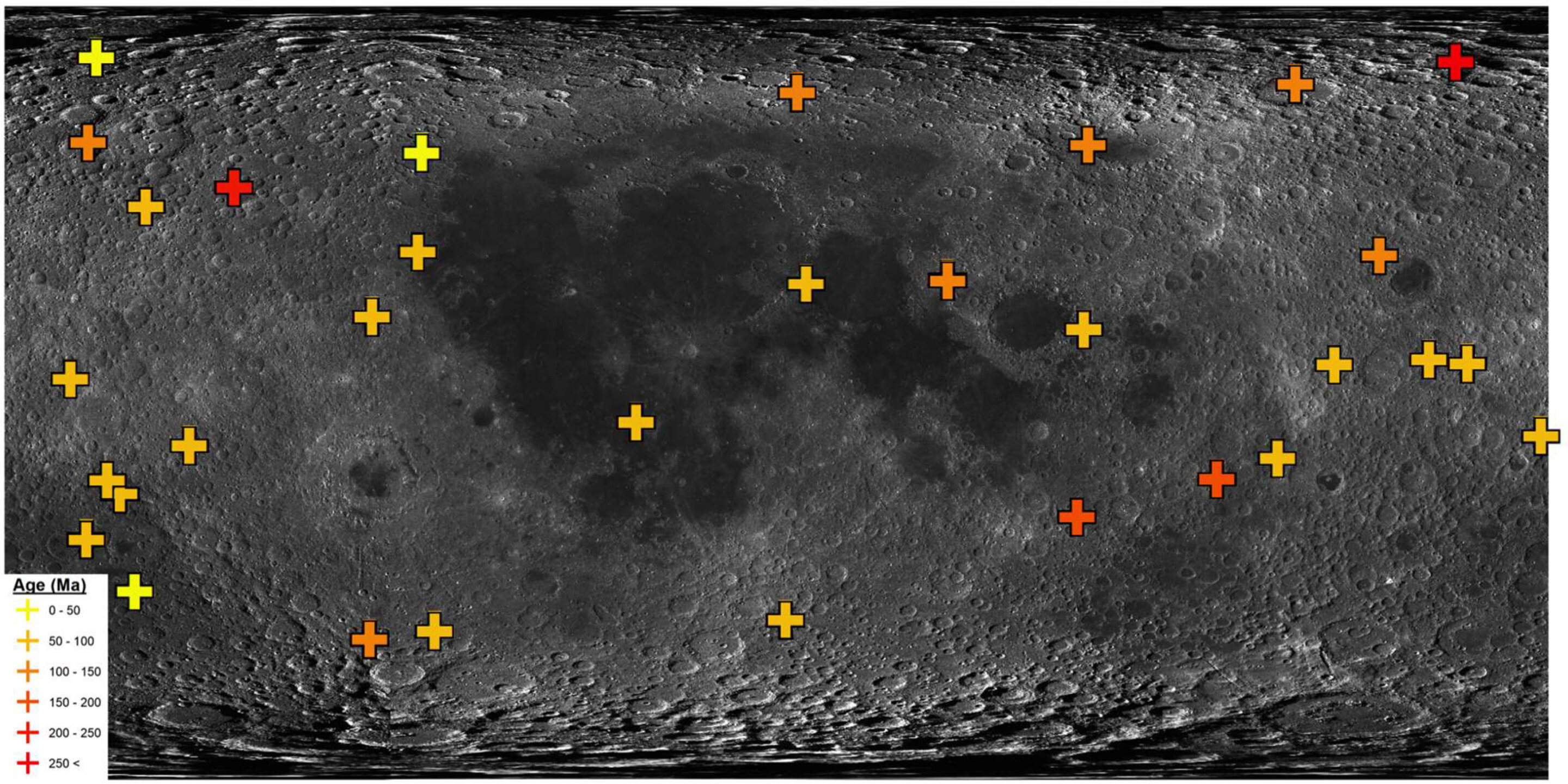 Lunar landforms indicate geologically recent seismic activity on the Moon