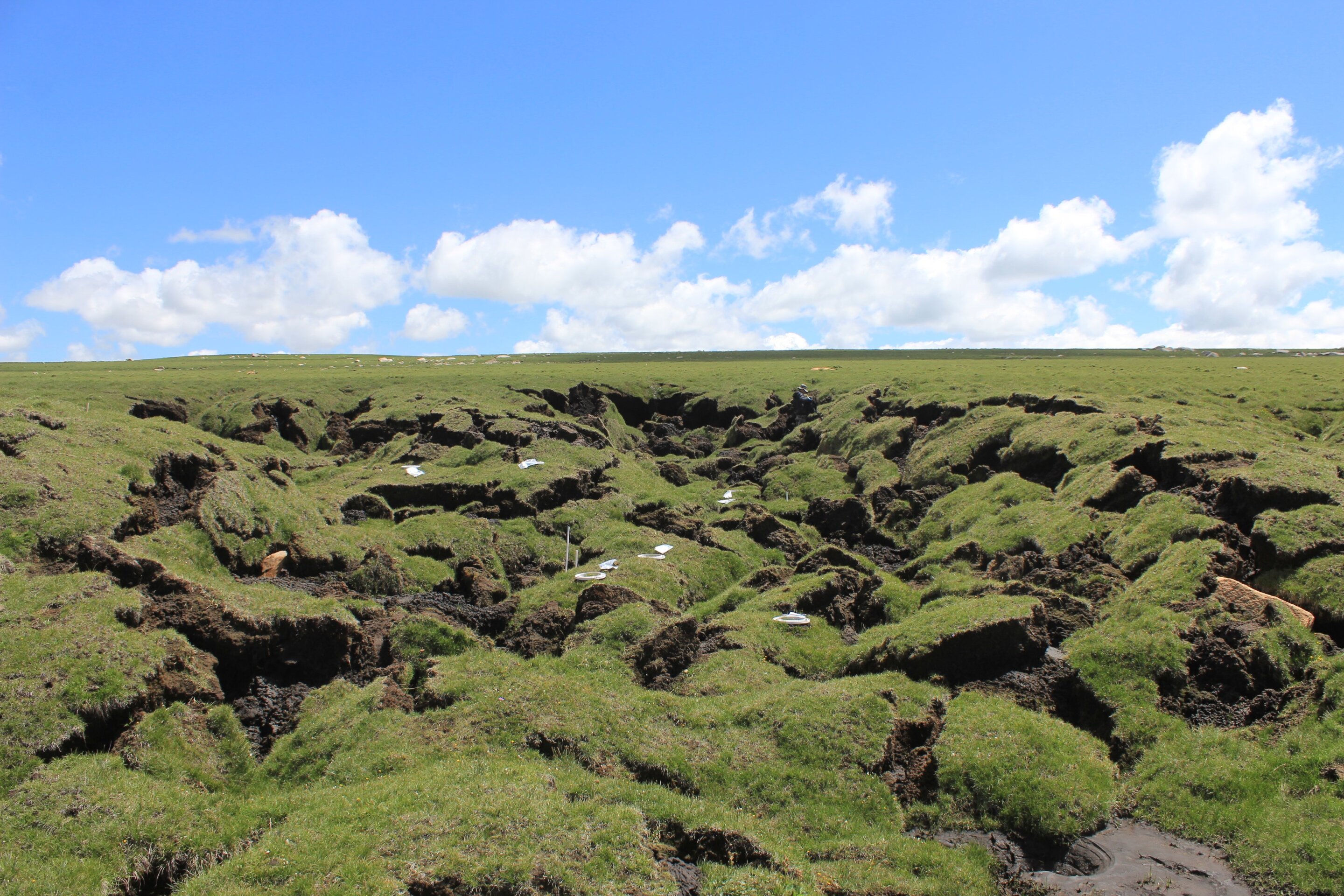Abrupt permafrost thaw found to intensify warming effects on soil CO&#8322; emission