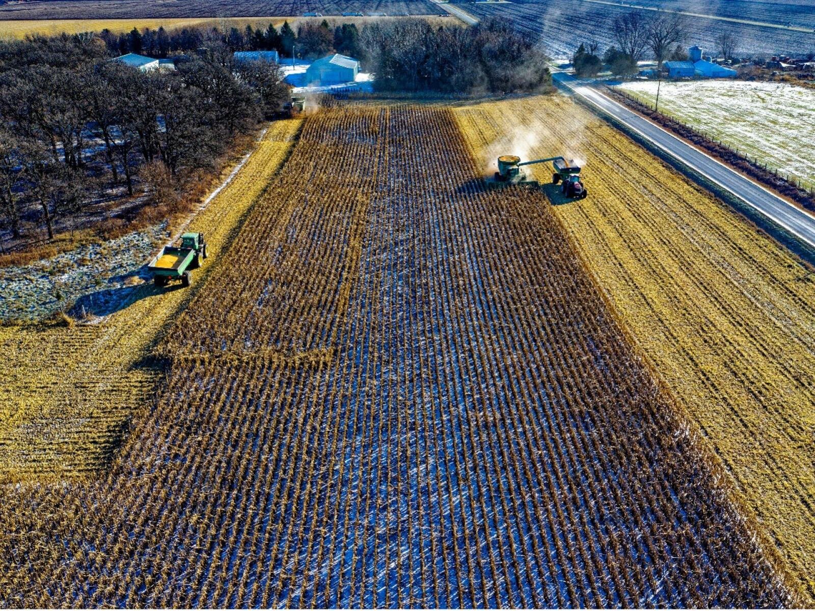 Les sols agricoles sont en réalité des particules glaciaires dans le sud des Grandes Plaines