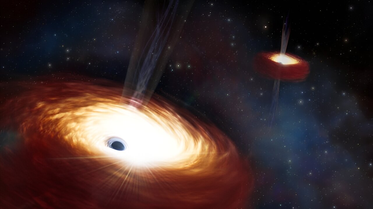 Los astrónomos miden el par de agujeros negros más pesado jamás encontrado