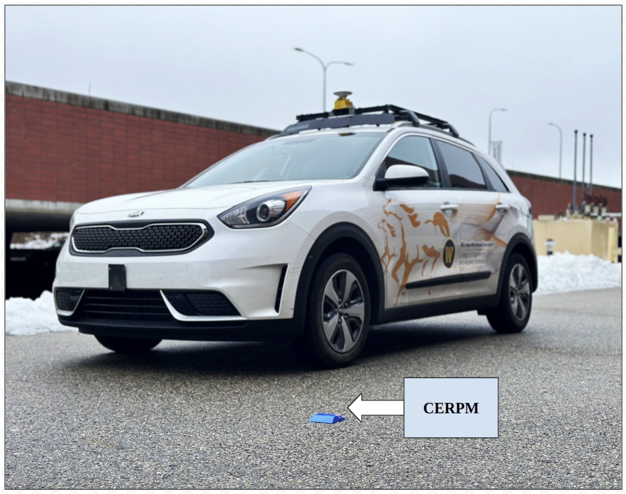 Researchers demonstrate pavement markers that transmit lane information to self-driving cars