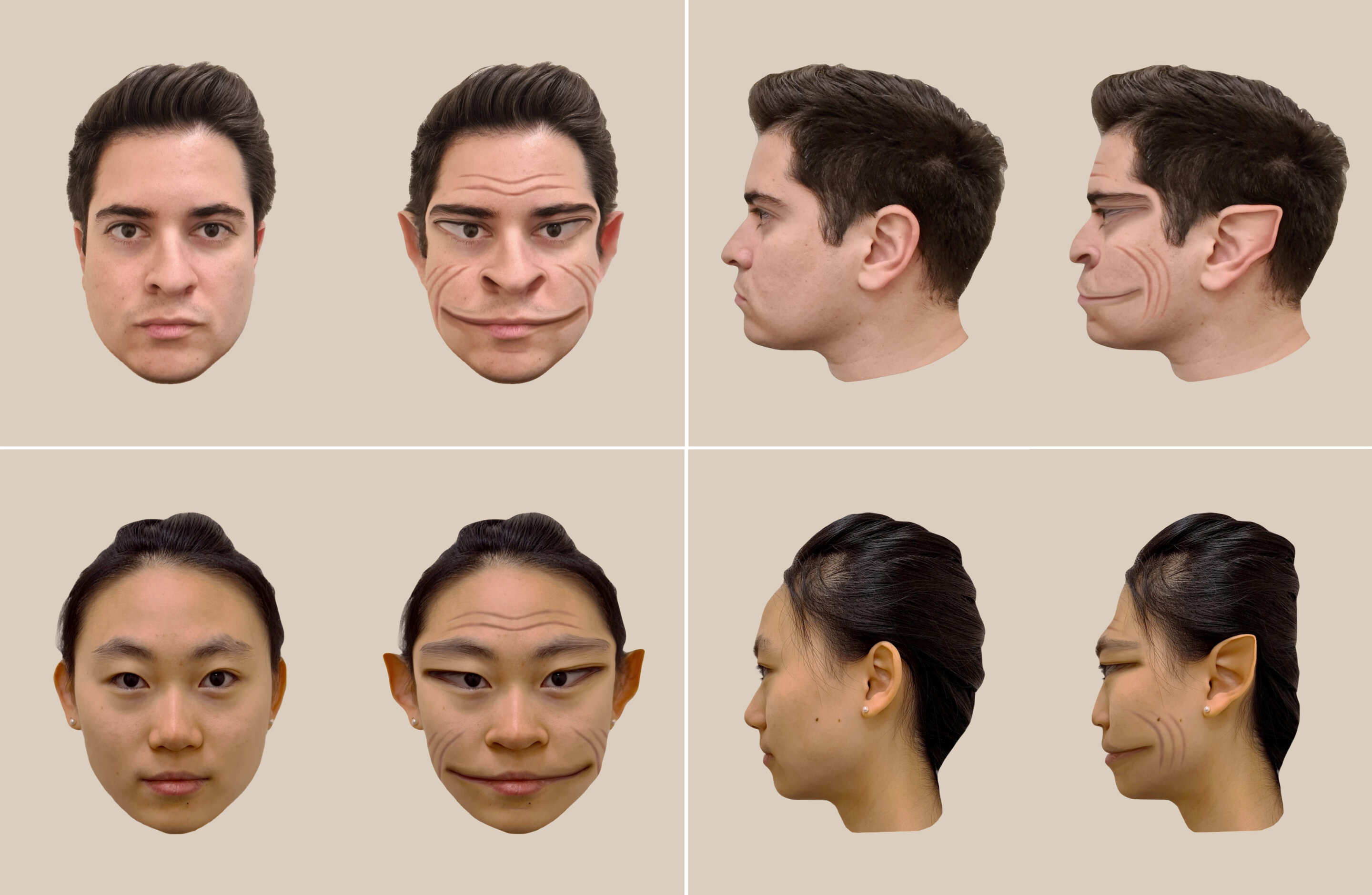 Research visualizes 'demonic' face distortions in a case of prosopometamorphopsia