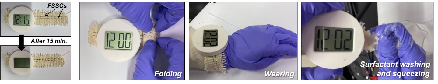 Versatile fibers offer improved energy storage capacity for wearable devices