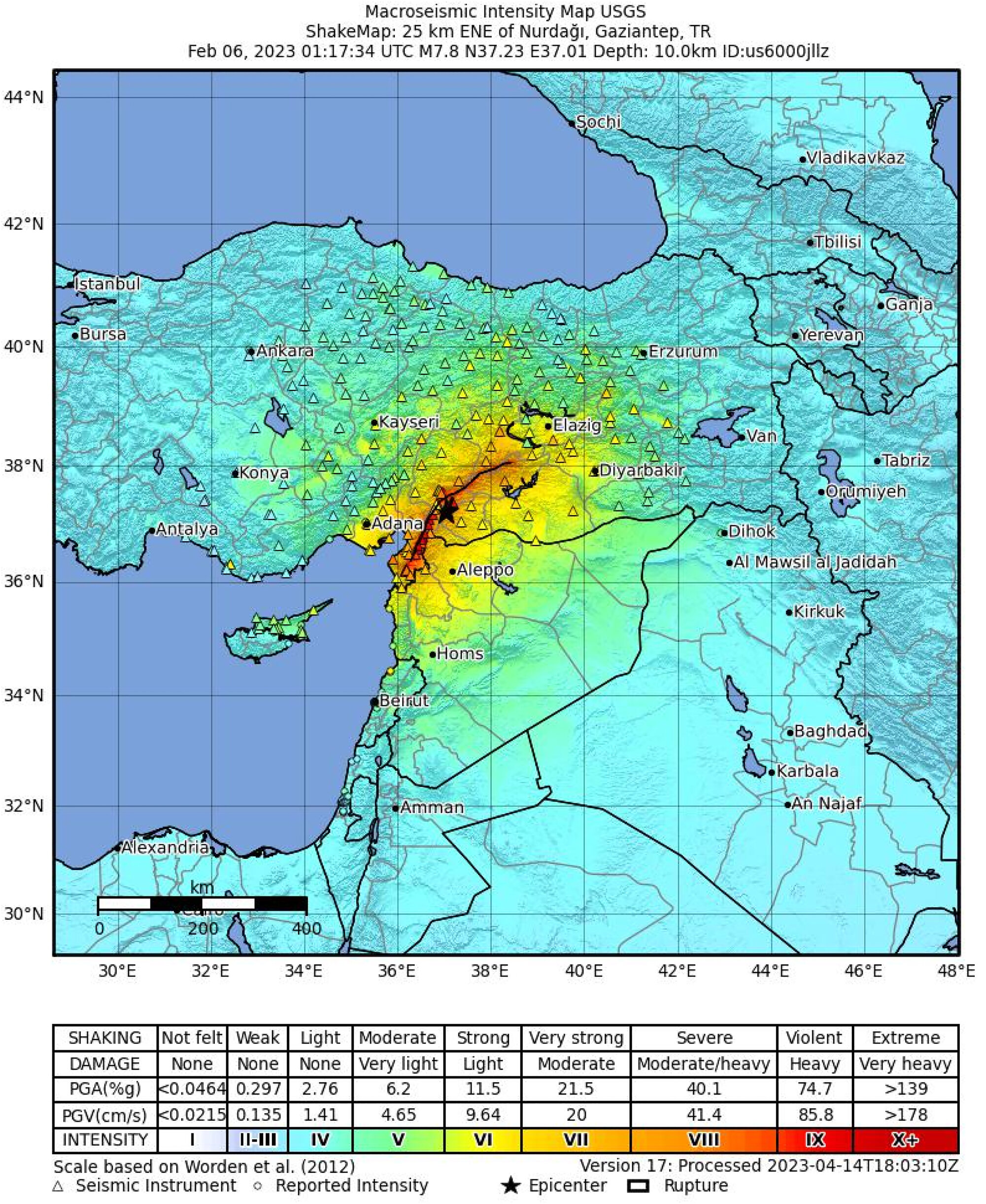 Uydu verileri, 2023 Türkiye depreminden 19 gün öncesine kadar olan elektromanyetik anormallikleri ortaya koyuyor