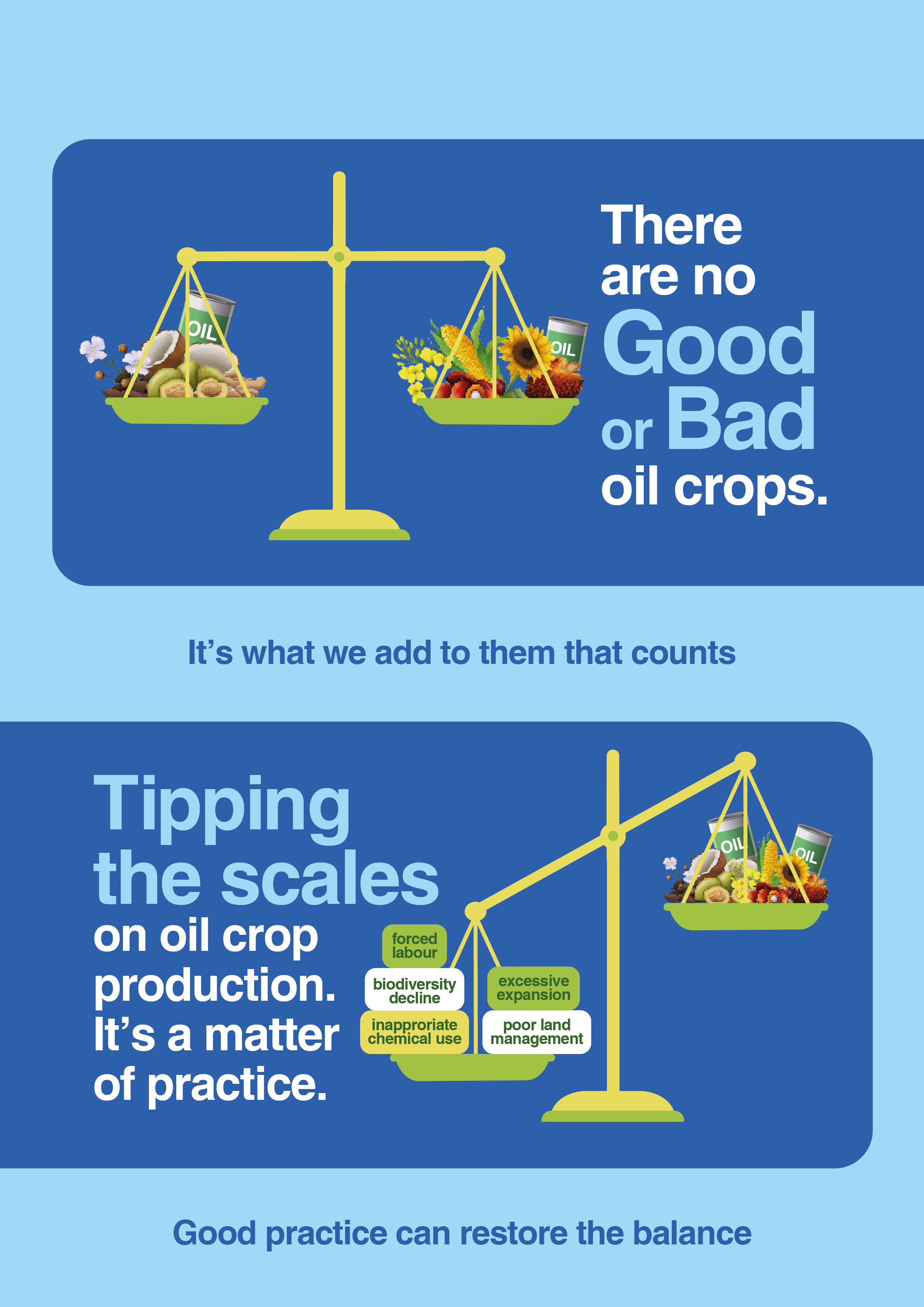 photo of Report: There are no good or bad oil crops, only good and bad practices image