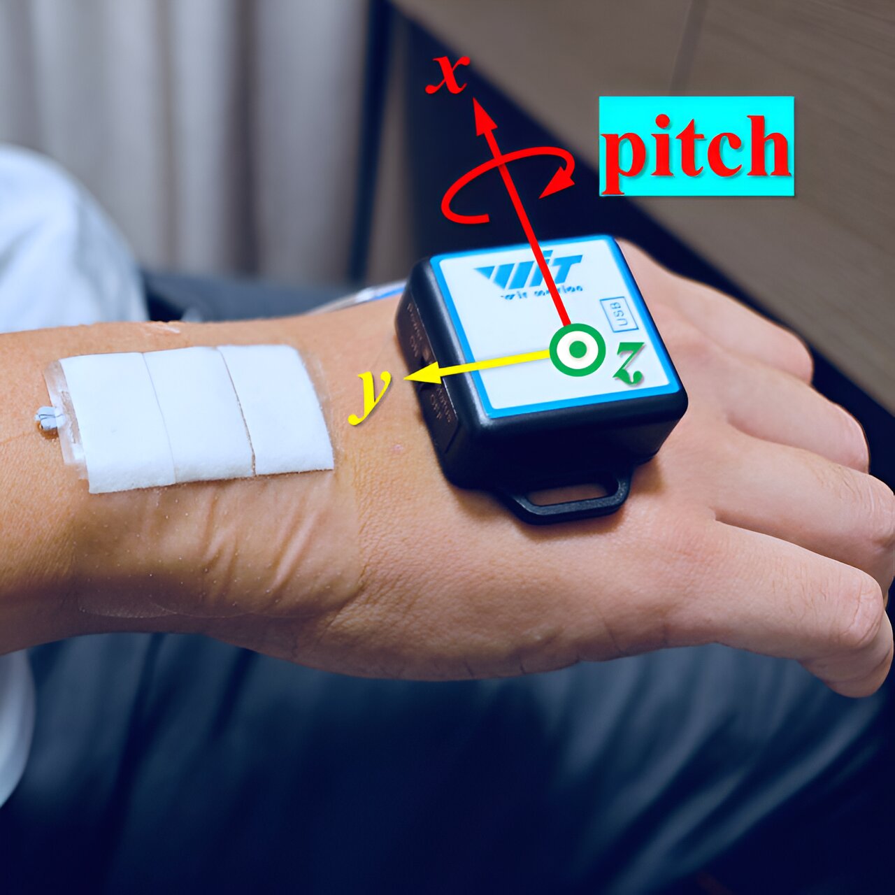 Wearable sticker turns hand movements into communication