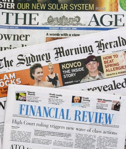 halv otte apt Lil Australia's Fairfax to charge for online content